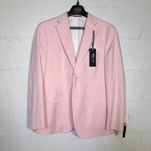 Tommy Hilfiger Men's Modern-Fit Th Flex Stretch Chambray Jacket pink 40S  $360